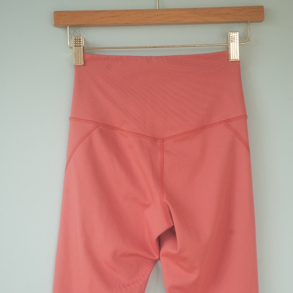 Girlfriend Collective Salmon Pink Athletic Leggings - Picture 7 of 7